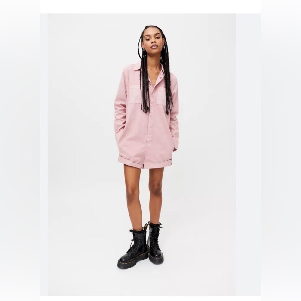 Free People x One Teaspoon Prophecy Pink Short Romper Jumpsuit